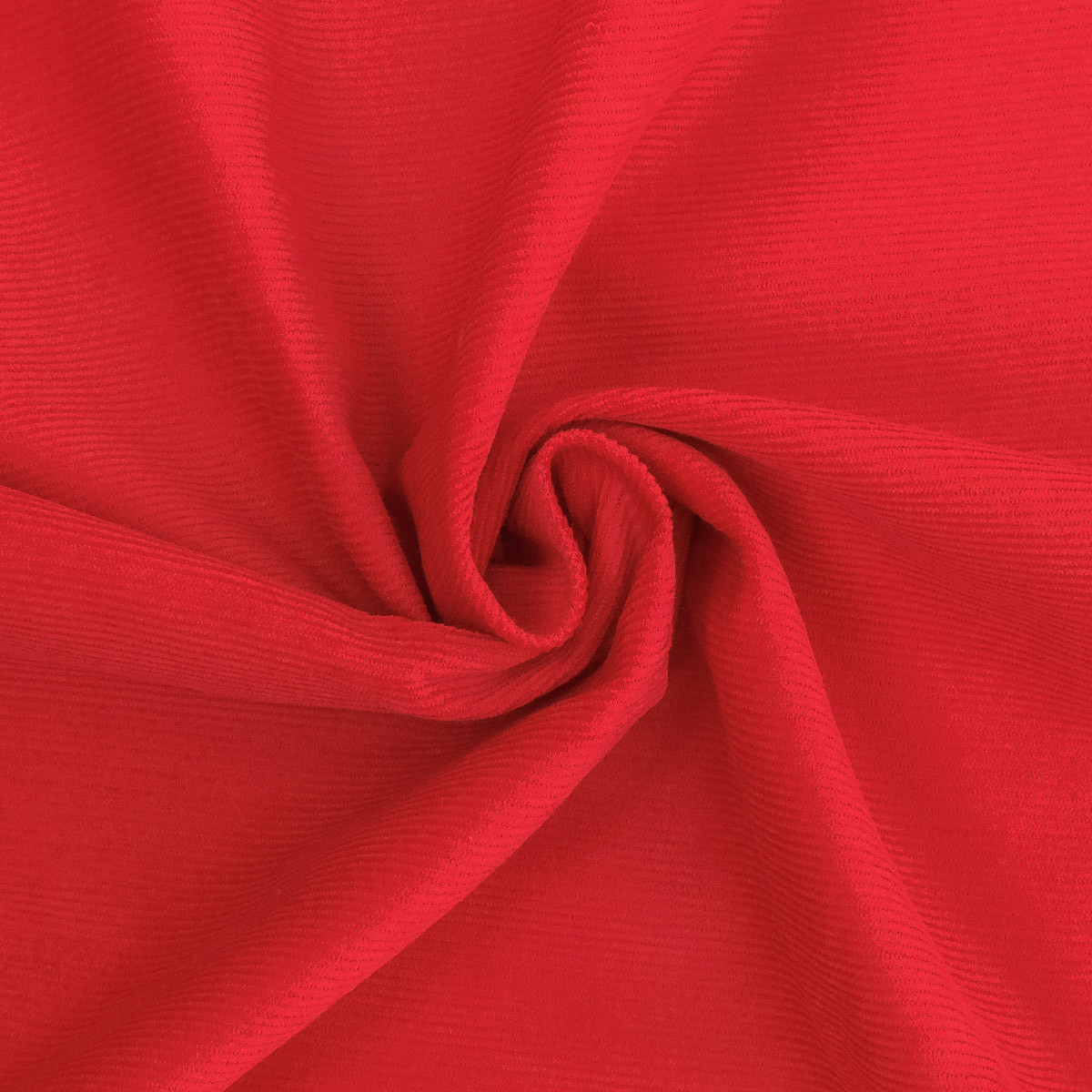 Velours Milleraies Rouge - Auguste - Maison Klem
